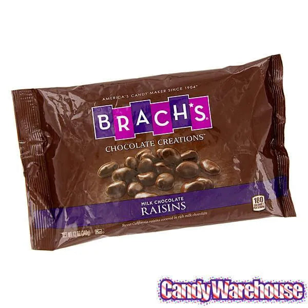 Brach's Chocolate Covered Raisins Candy: 12-Ounce Bag