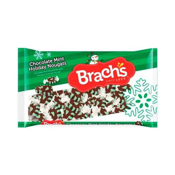 Brach's Chocolate Mint Nougats Candy: 40-Piece Bag