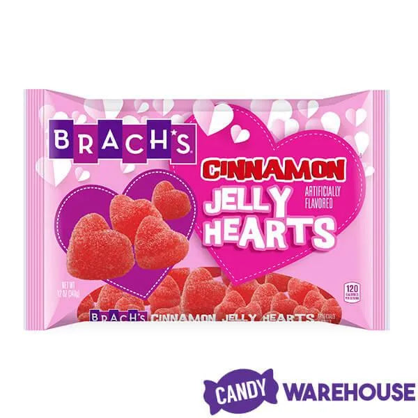 Brach's Cinnamon Jelly Hearts: 12-Ounce Bag