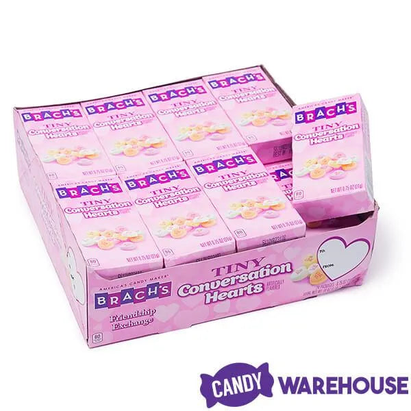 Brach's Conversation Hearts Candy Packs: 24-Piece Box