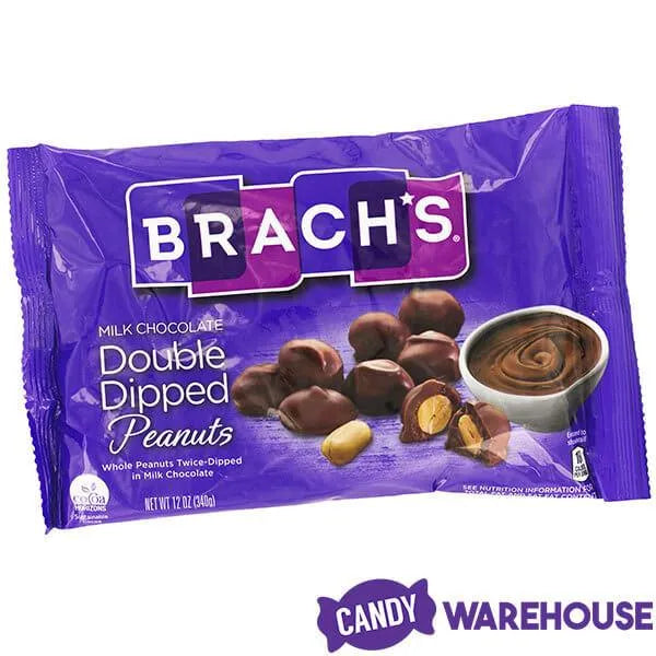 Brach's Double Dippers Milk Chocolate Covered Peanuts: 12-Ounce Bag