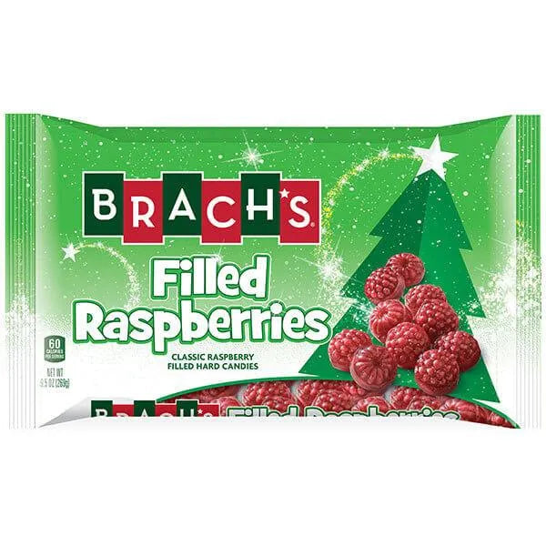 Brach's Filled Red Raspberries Hard Candy: 9.5-Ounce Bag