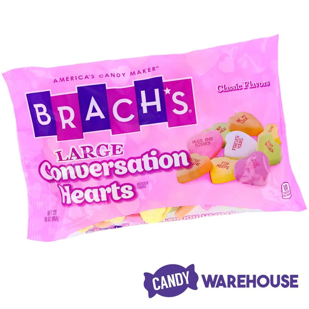 Brach's Large Conversation Hearts Candy: 16-Ounce Bag