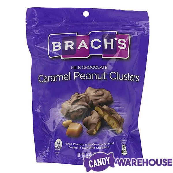 Brach's Milk Chocolate Caramel Peanut Clusters Candy: 10-Ounce Bag