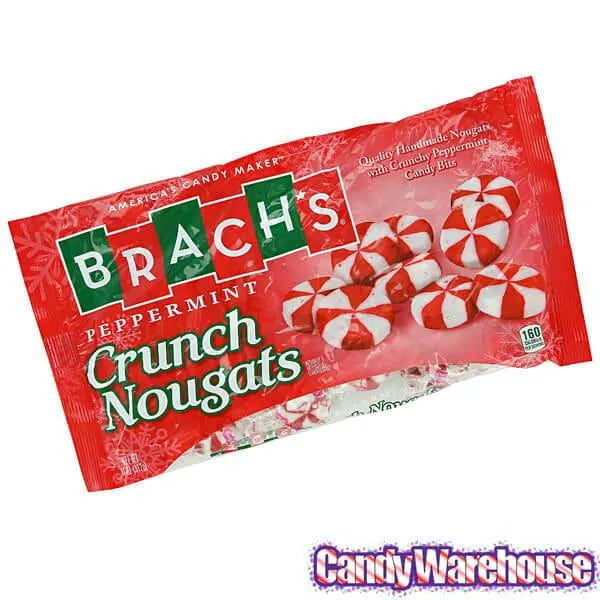 Brach's Peppermint Christmas Crunch Nougats: 11-Ounce Bag