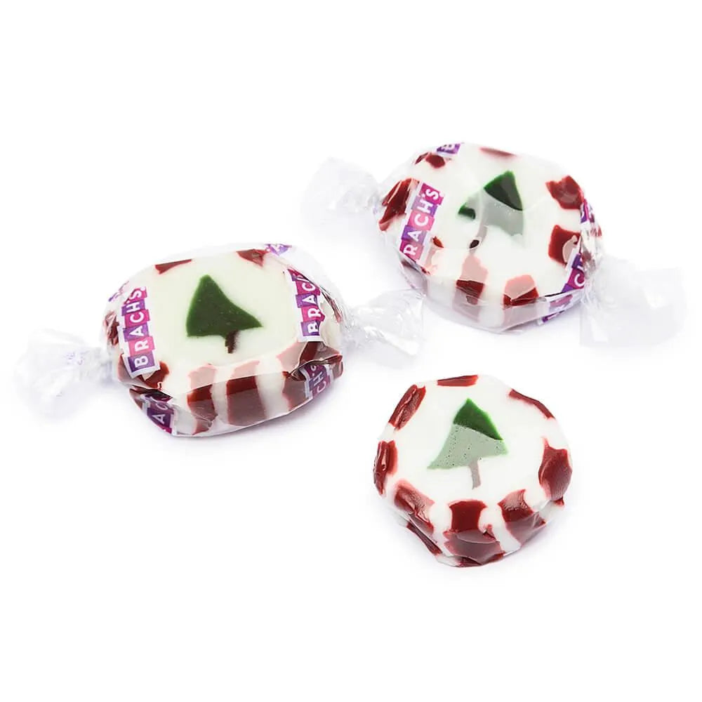 Brach's Peppermint Christmas Tree Nougats: 11-Ounce Bag