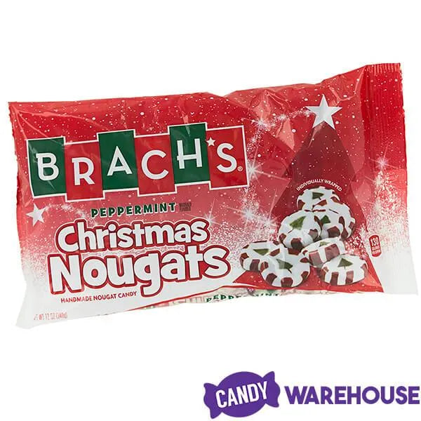 Brach's Peppermint Christmas Tree Nougats: 11-Ounce Bag