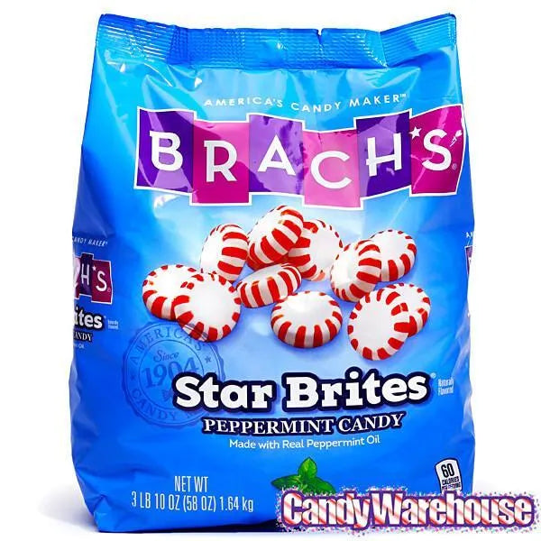 Brach's Peppermint Star Brites Mints Candy: 300-Piece Bag