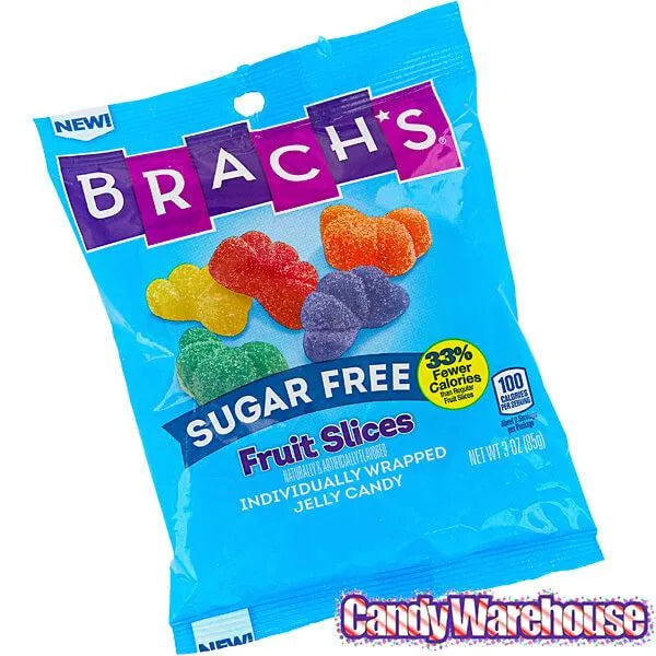 Brach's Sugar Free Candy Fruit Jelly Slices: 2.25LB Box