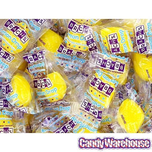 Brach's Sugar Free Lemon Drops Candy: 3.375LB Box