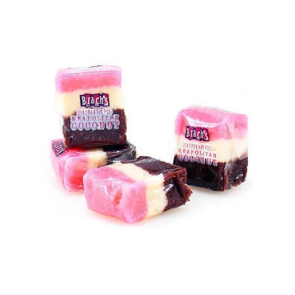 Brach's Sundaes Neapolitan Coconut Candy: 8LB Box