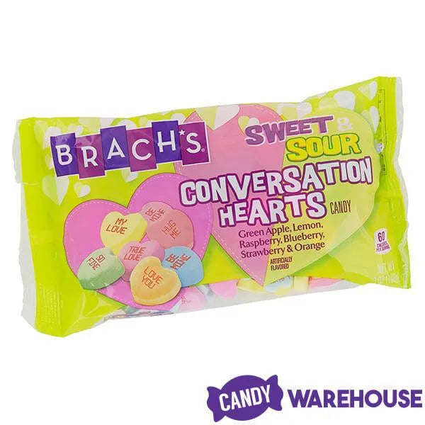 Brach's Sweet & Sour Conversation Hearts: 7-Ounce Bag