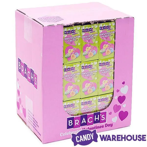 Brach's Tiny Tart Conversation Hearts Candy Packs: 120-Piece Case