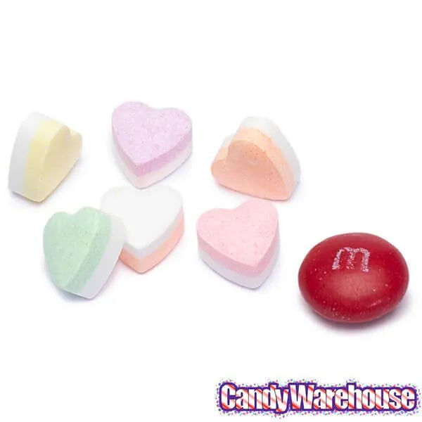 Brach's Valen tiny's Double Layer Hearts Candy Packs: 24-Piece Box