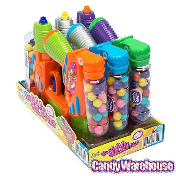 Bubble Blasters Gumball Filled Squirt Guns: 6-Piece Box