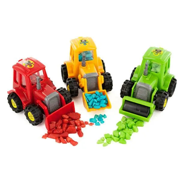 Bubble Dozer Bubblegum Nugget Filled Contruction Trucks: 12-Piece Box