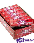 Bubblicious Bubble Gum Packs - Strawberry: 18-Piece Box