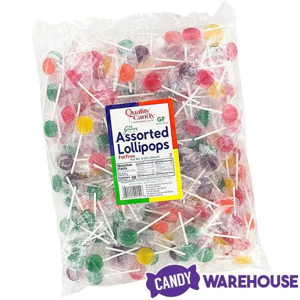 Bulk Fruit Lollipops: 4LB Bag