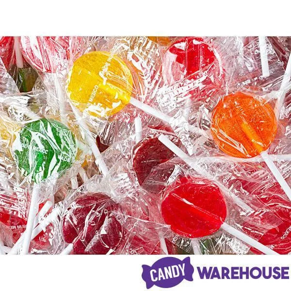 Bulk Fruit Lollipops: 4LB Bag