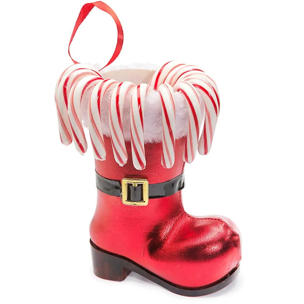 Burton and Burton Red Santa Boot Candy Cane Holder