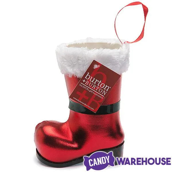 Burton and Burton Red Santa Boot Candy Cane Holder