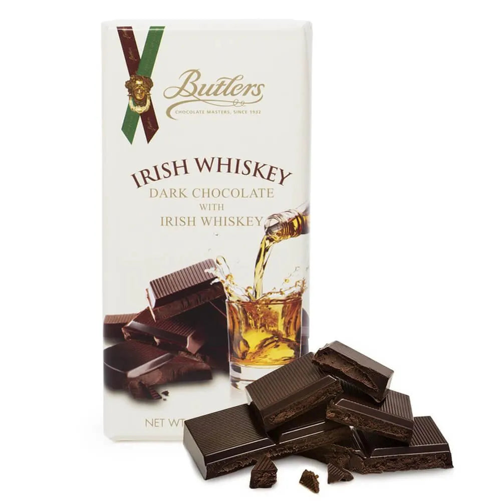 Butlers Irish Whiskey Dark Chocolate Bar: 10-Piece Box