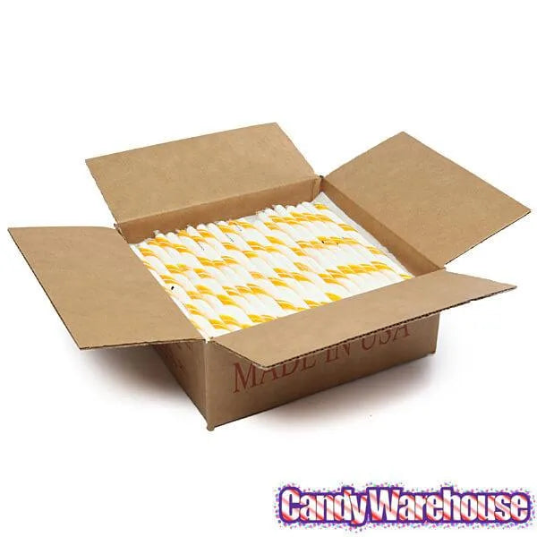 Buttered Popcorn Hard Candy Sticks: 100-Piece Box