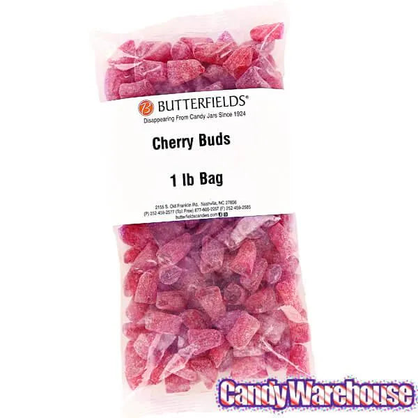 Butterfields Buds Hard Candy - Cherry: 1LB Bag