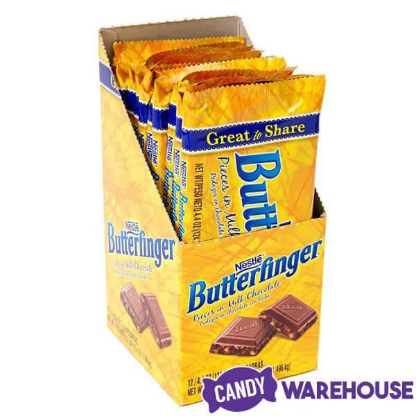 Butterfinger Giant Size Candy Bars: 12-Piece Box