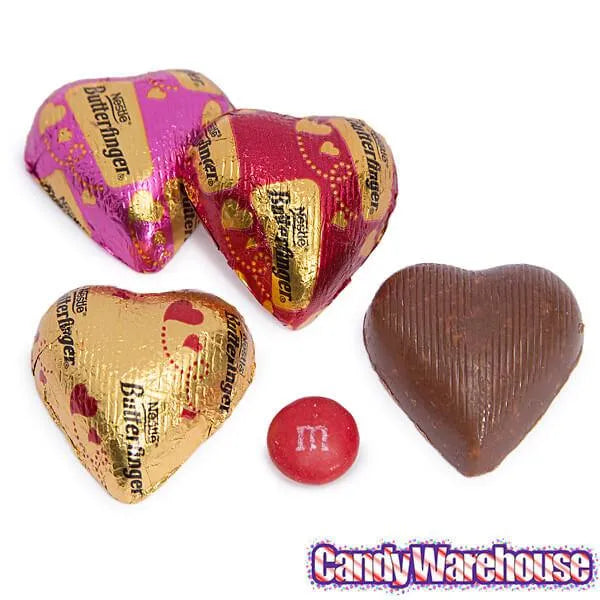 Butterfinger Hearts Candy: 30-Piece Bag