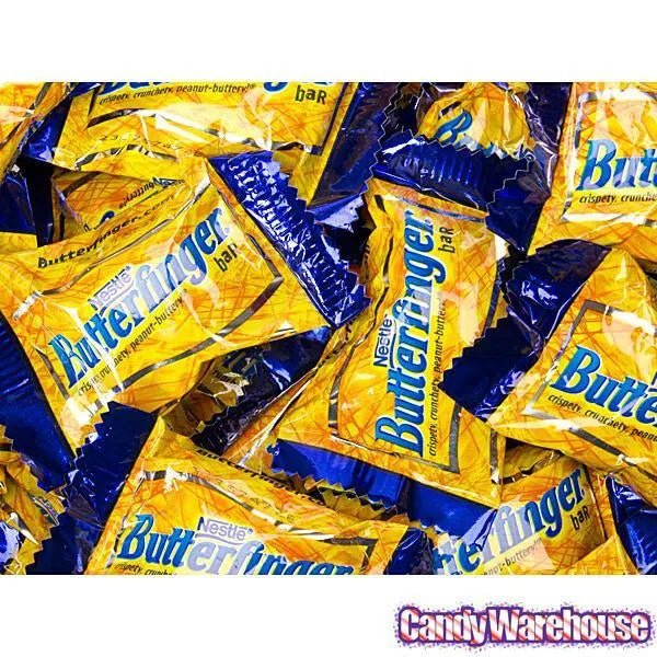 Butterfinger Mini Size Candy Bars: 5LB Bag