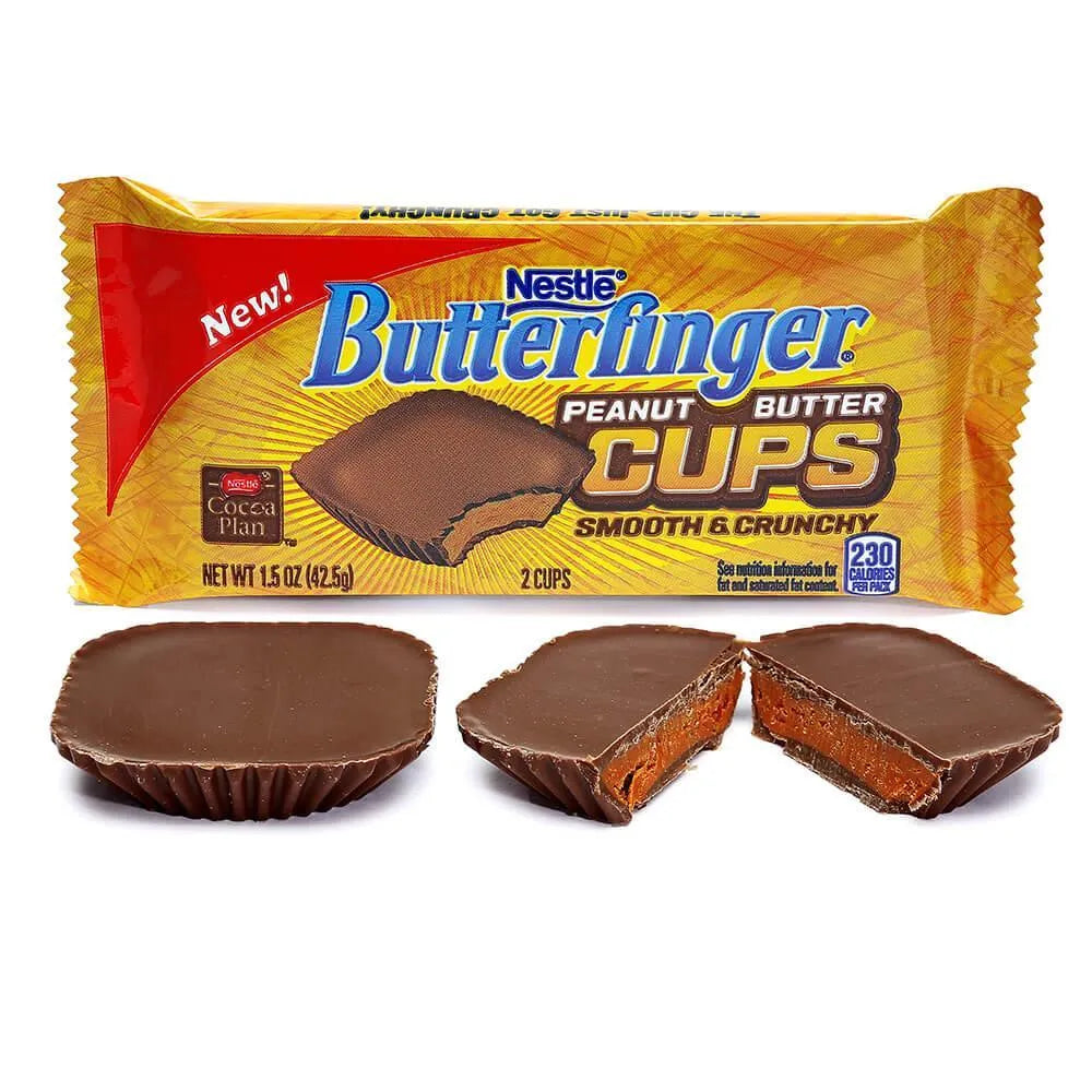 Butterfinger Peanut Butter Cups Candy Packs: 24-Piece Box