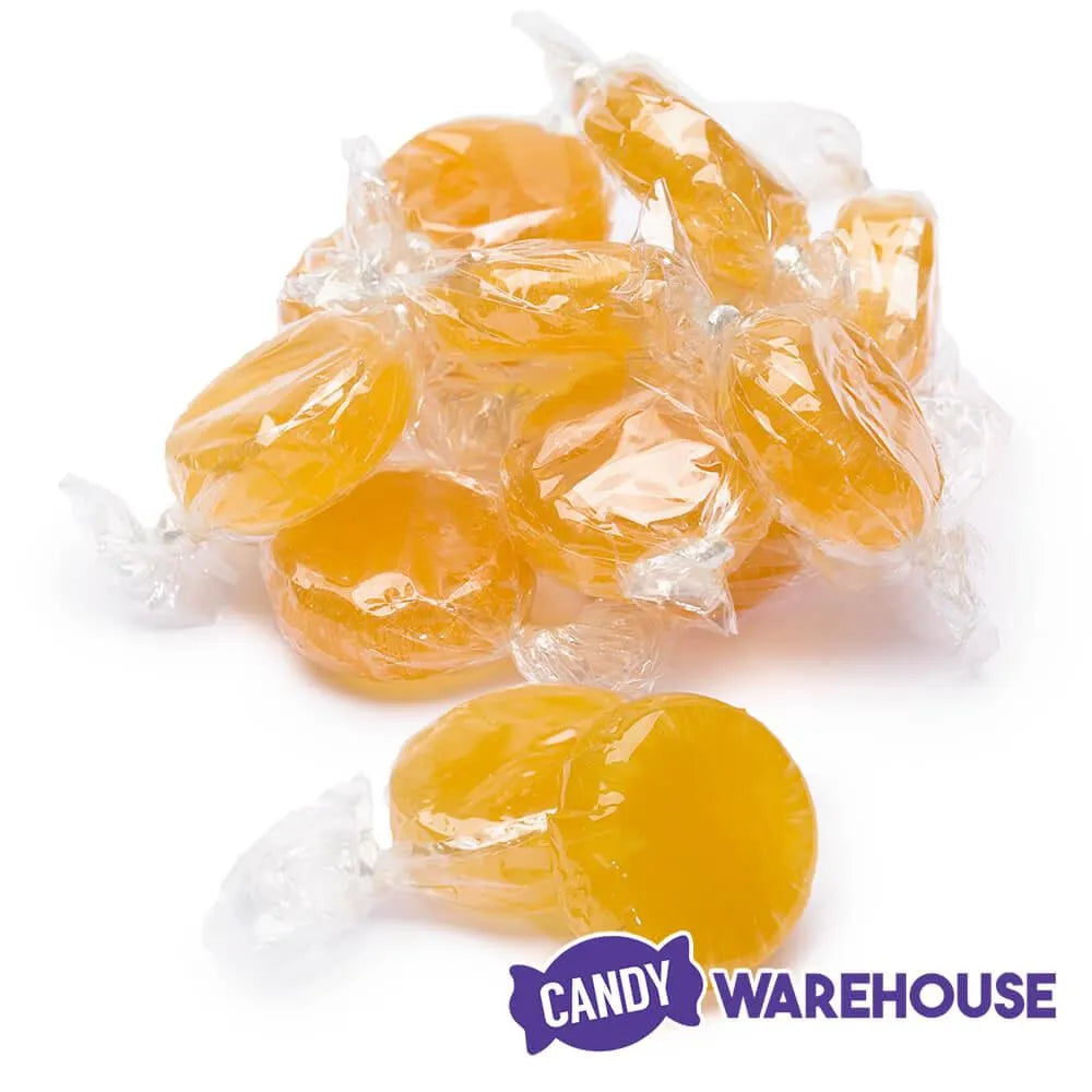 Butterscotch Buttons Hard Candy: 5LB Bag