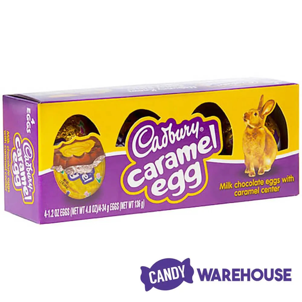 Cadbury Chocolate Caramel Eggs: 4-Piece Box