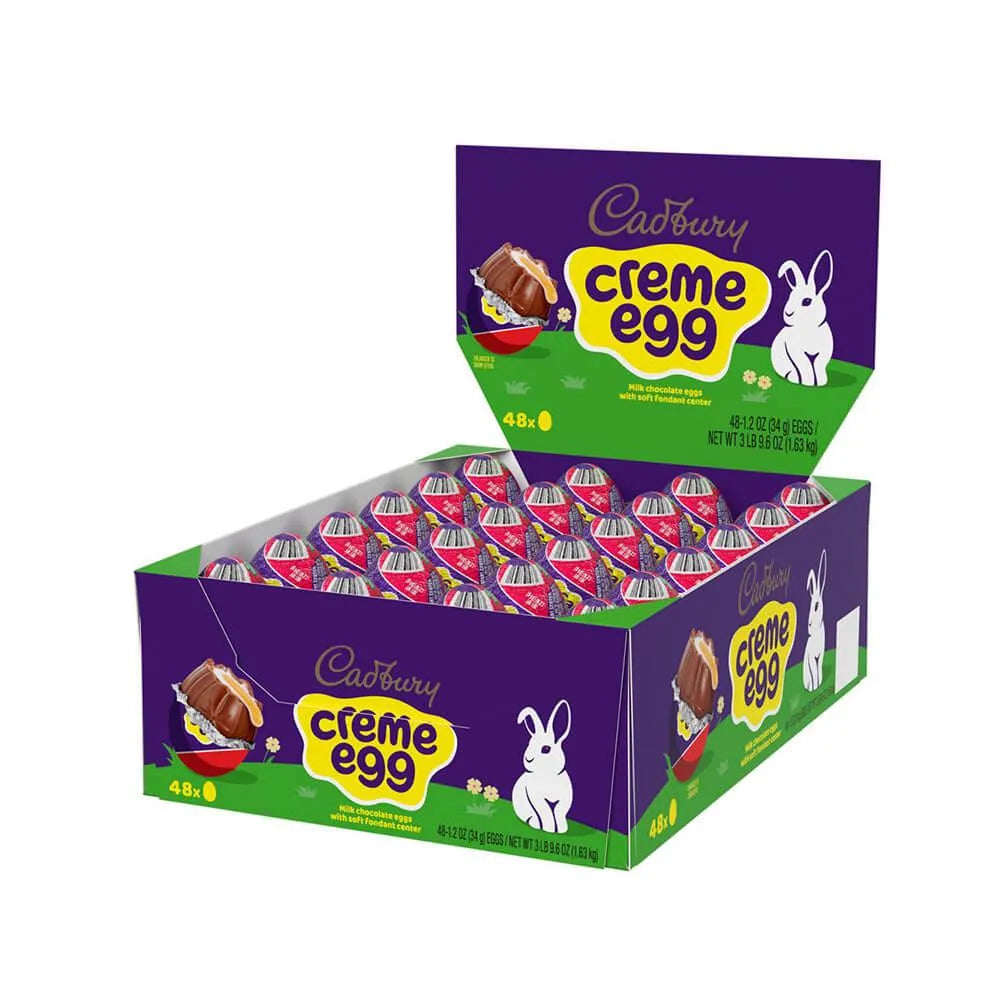 Cadbury Creme Eggs Candy: 48-Piece Box