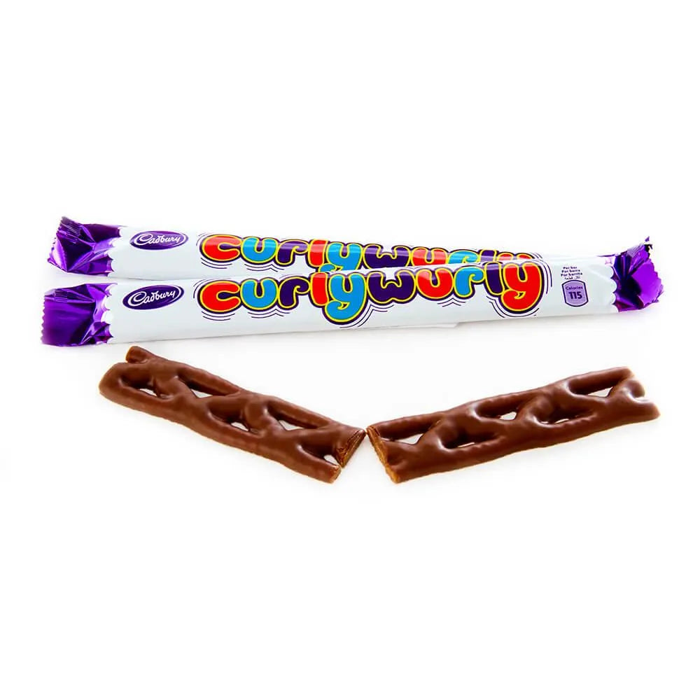 Cadbury Curly Wurly Candy Bars: 60-Piece Box