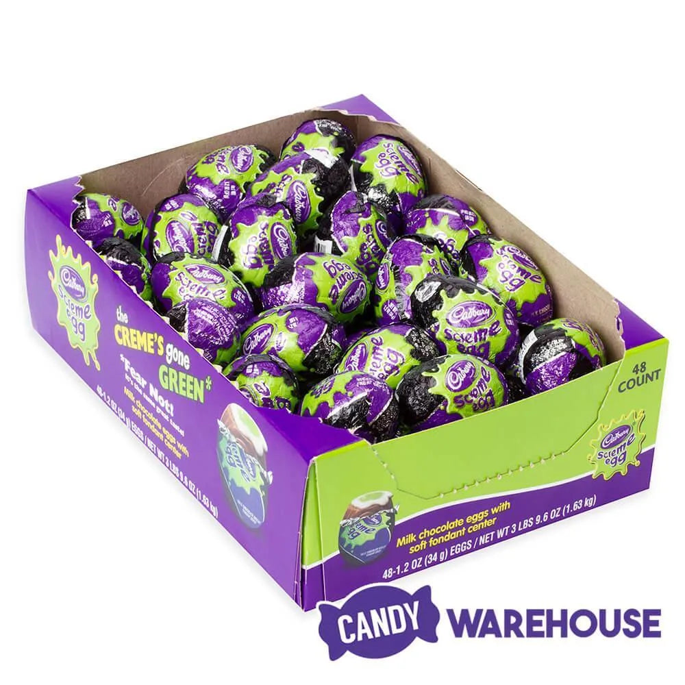 Cadbury Screme Eggs Halloween Candy: 48-Piece Box