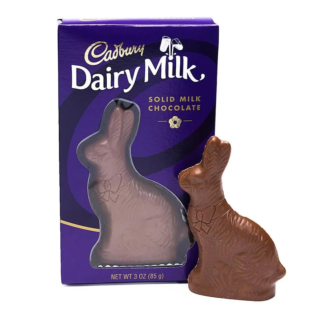 Cadbury Solid Milk Chocolate Bunny: 3-Ounce Gift Box