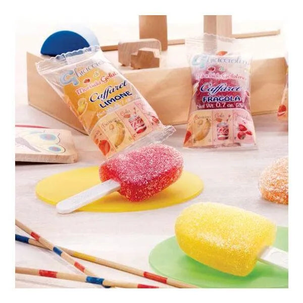 Caffarel Italian Jelly Candy Lollipops: 6-Piece Set