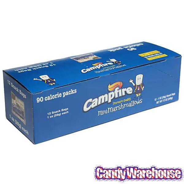 Campfire Mini Marshmallows Packs - White: 12-Piece Box