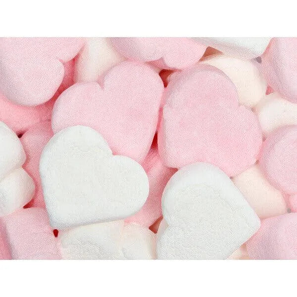 Campfire Pink and White Marshmallow Hearts: 10-Ounce Bag