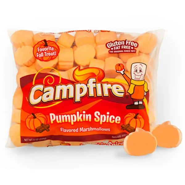 Campfire Pumpkin Spice Halloween Marshmallows: 8-Ounce Bag