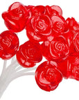 Candy 3-D Red Rose Lollipops: 100-Piece Bag