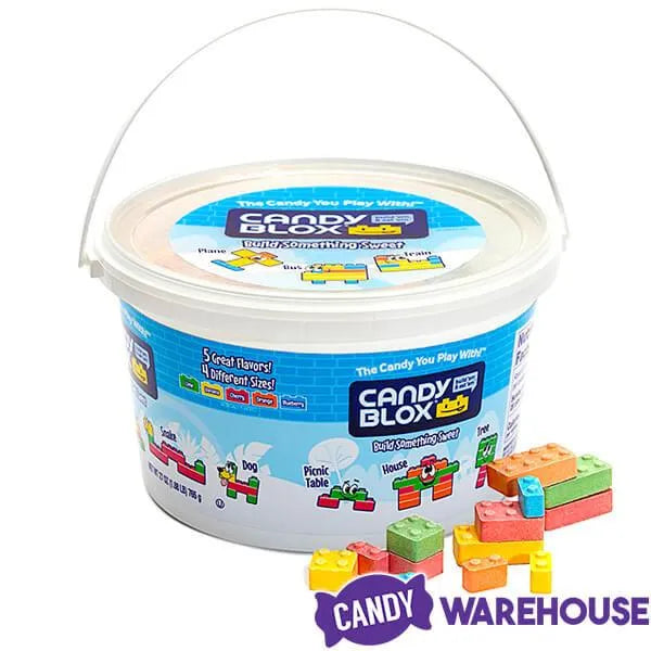 Candy Blox Building Blocks: 27-Ounce Tub