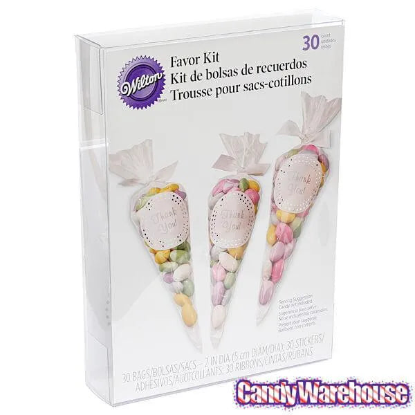 Candy Buffet Favor Bag Kits: 30-Piece Set