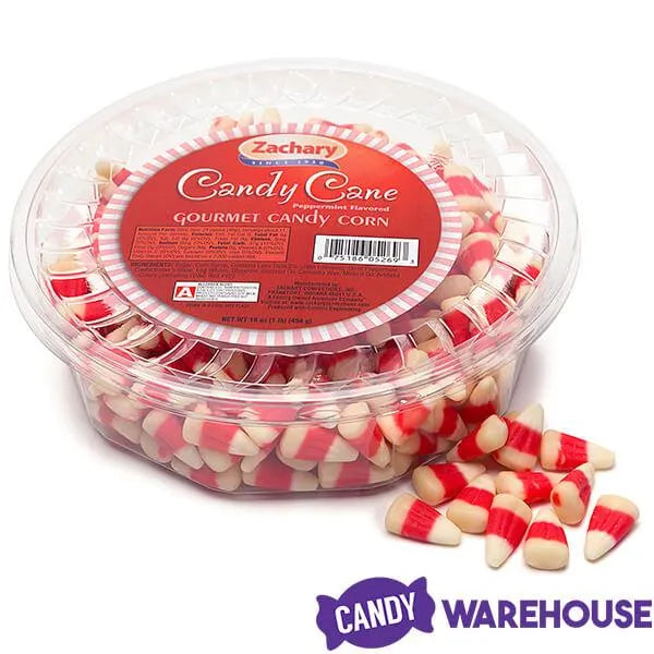 Candy Cane Peppermint Candy Corn: 16-Ounce Tub