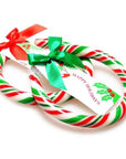 Candy Christmas Wreaths: 24-Piece Display