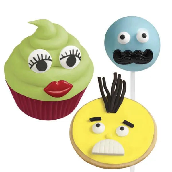 Candy Decorating Kit - Mustache, Lips and Teeth: 3.9-Ounce Set