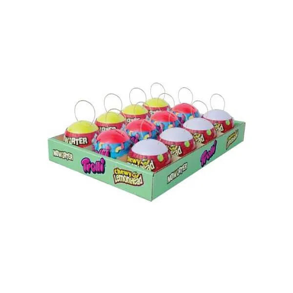 Candy Filled Christmas Ornaments: 12-Piece Box