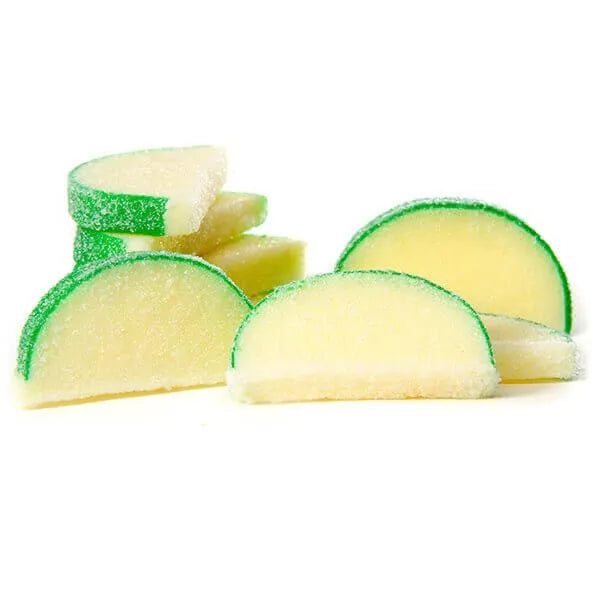 Candy Fruit Jell Slices - Pear: 5LB Box